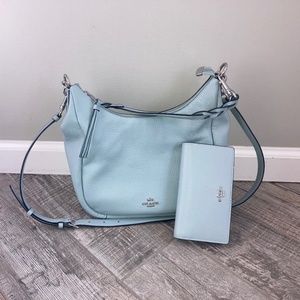 Coach Jules Hobo Handbag - pale mint